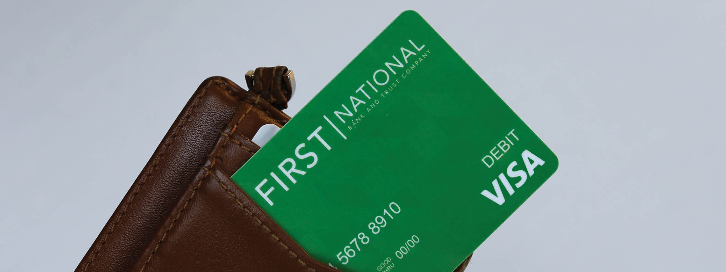 FNBT Debit Card in wallet